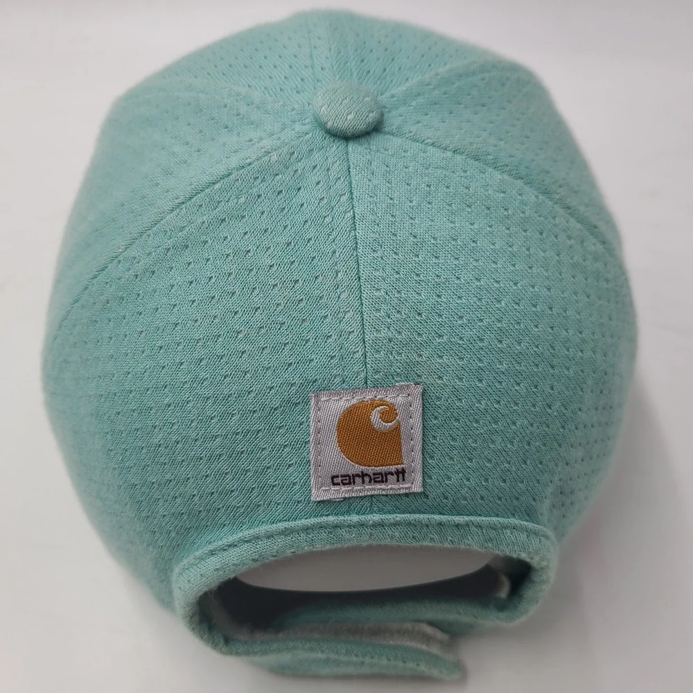 Women Carhartt Hat Adjustable Blue Jersey Mesh Workwear Outdoors Casual‎ Wear